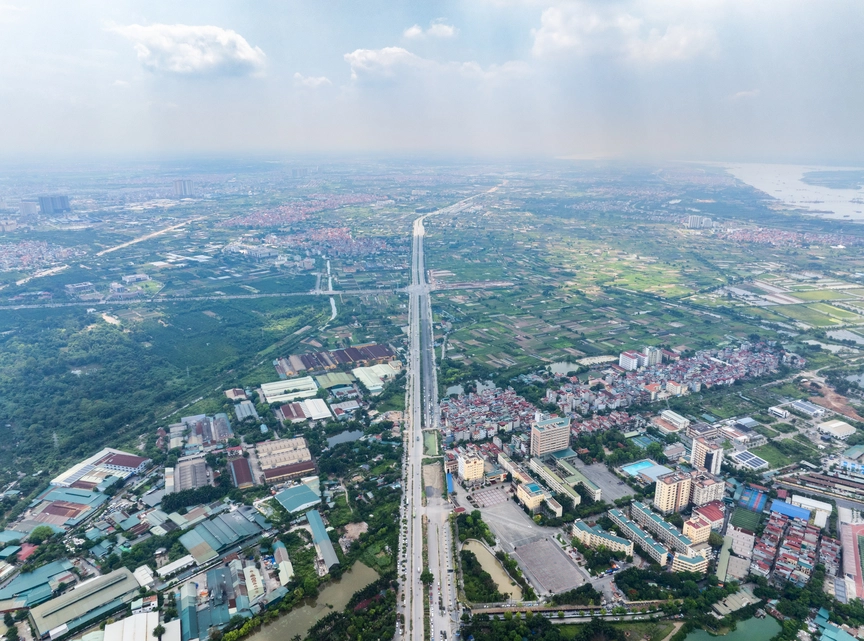 Đại lộ Tây Thăng Long dự kiến sẽ thông xe kỹ thuật vào quý II/2026.