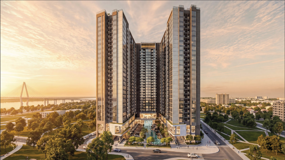 Sunshine River Park là tổ hợp căn hộ cao cấp cao 25 tầng, 3 tầng hầm tọa lạc giữa Khu đô thị Ciputra và trục cảnh quan sông Hồng