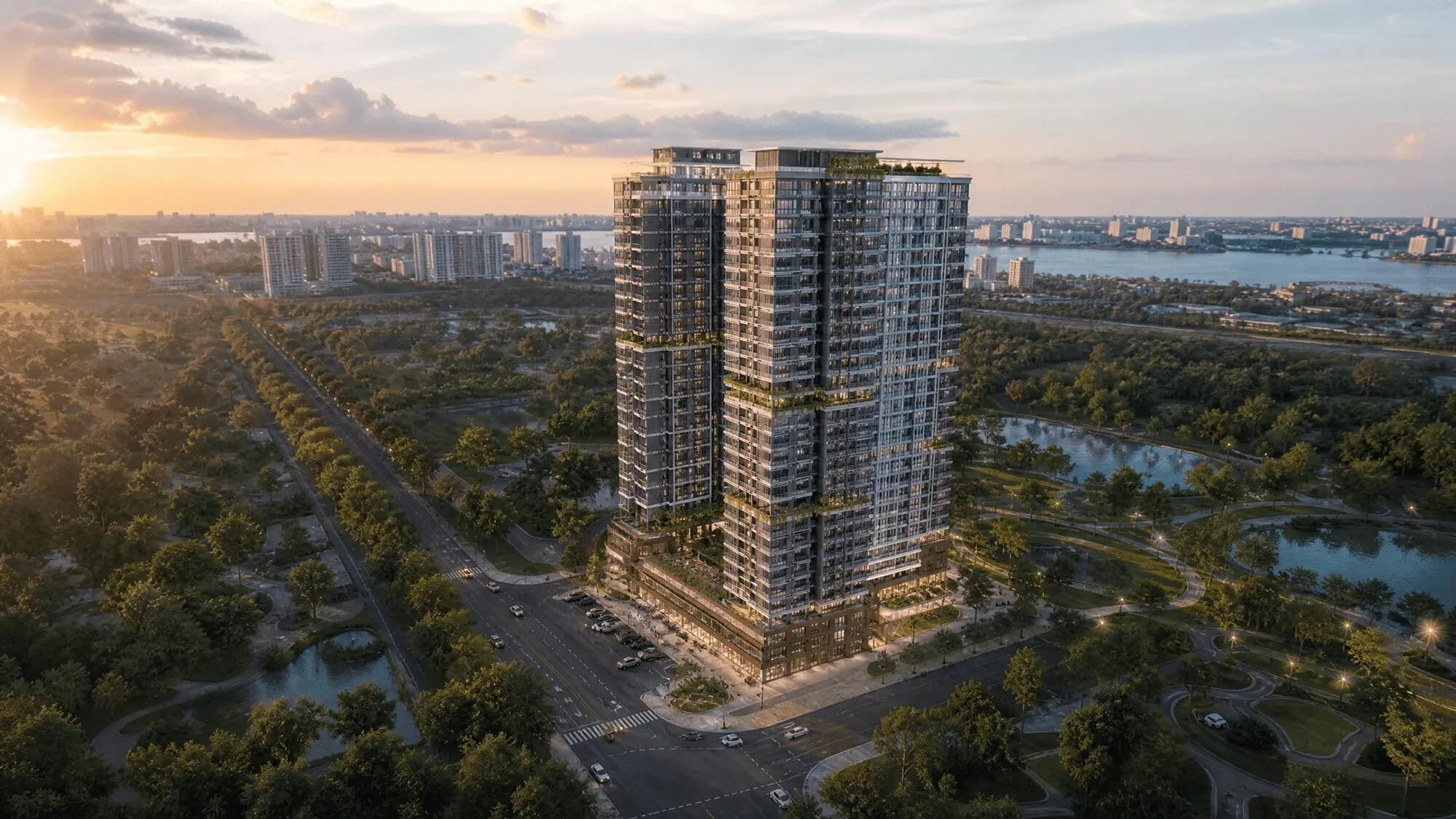 Phối cảnh tổng thể dự án Maison Privée Ciuptra