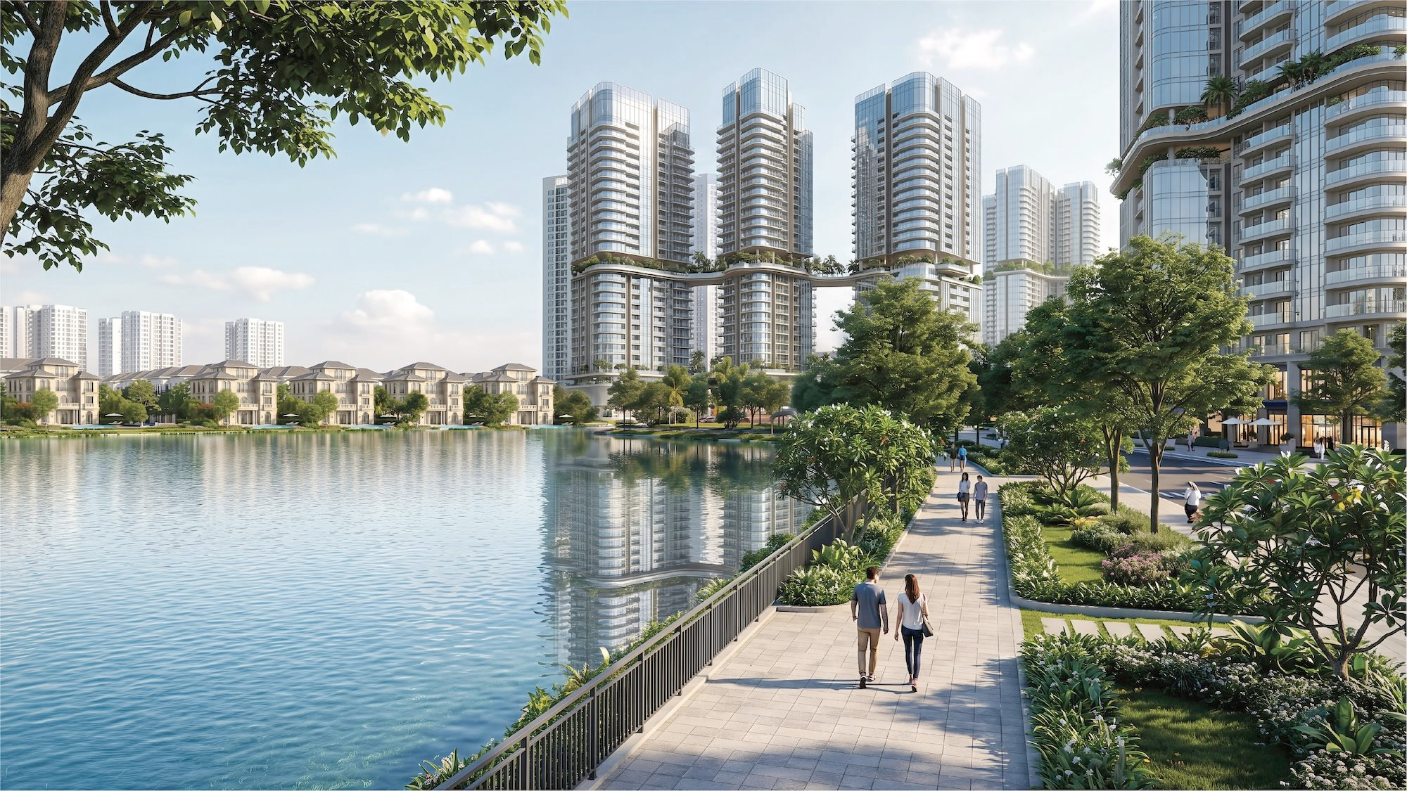 Đây sẽ là KĐT đa mục tiêu tiên phong của Thủ đô với ba trụ cột chính về Sinh thái, Công nghệ và văn hoá