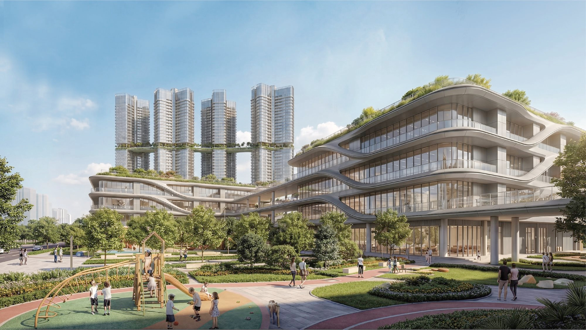 Trường học liên cấp quốc tế.