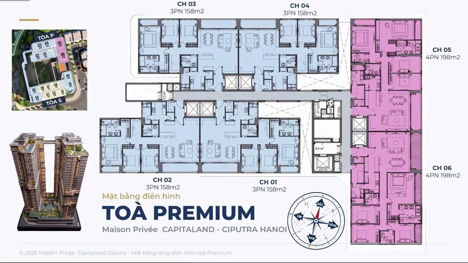 Tổng quan, Quỹ căn, Bảng giá và Mặt bằng dự án Maison Privée CapitaLand mới nhất