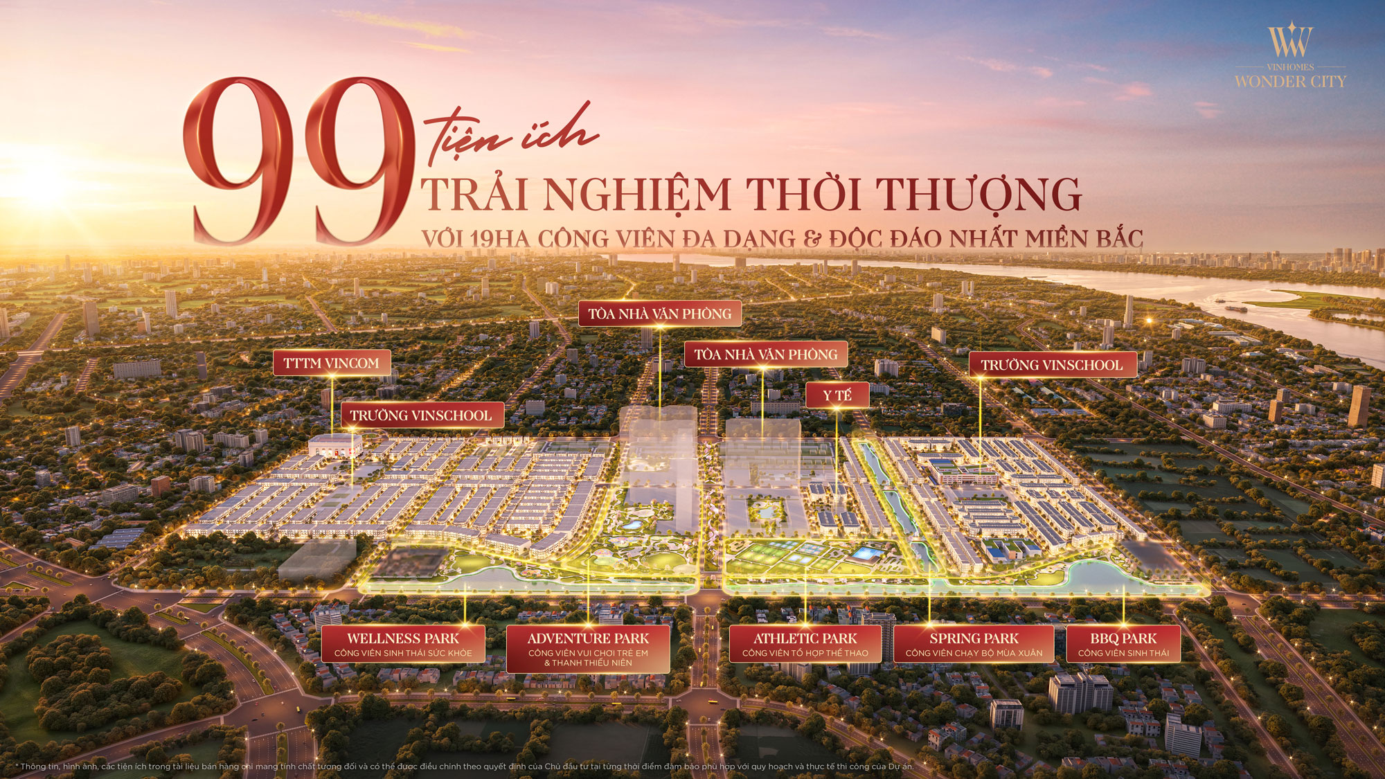 Bản đồ tiện ích dự án Vinhomes Wonder City – Trải nghiệm sống tiện nghi trong tầm tay.