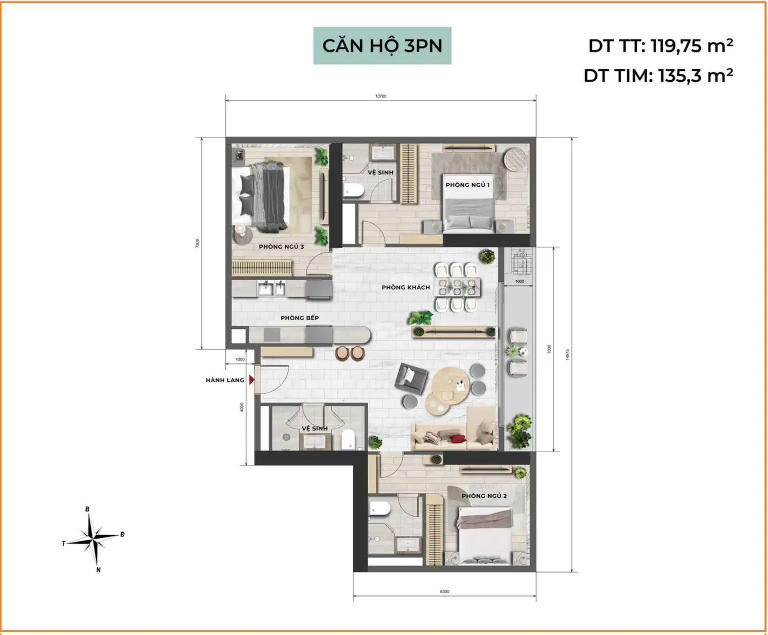 Mặt bằng Tara Maison Mỹ Đình: Các loại căn hộ, diện tích và cách chọn căn phù hợp