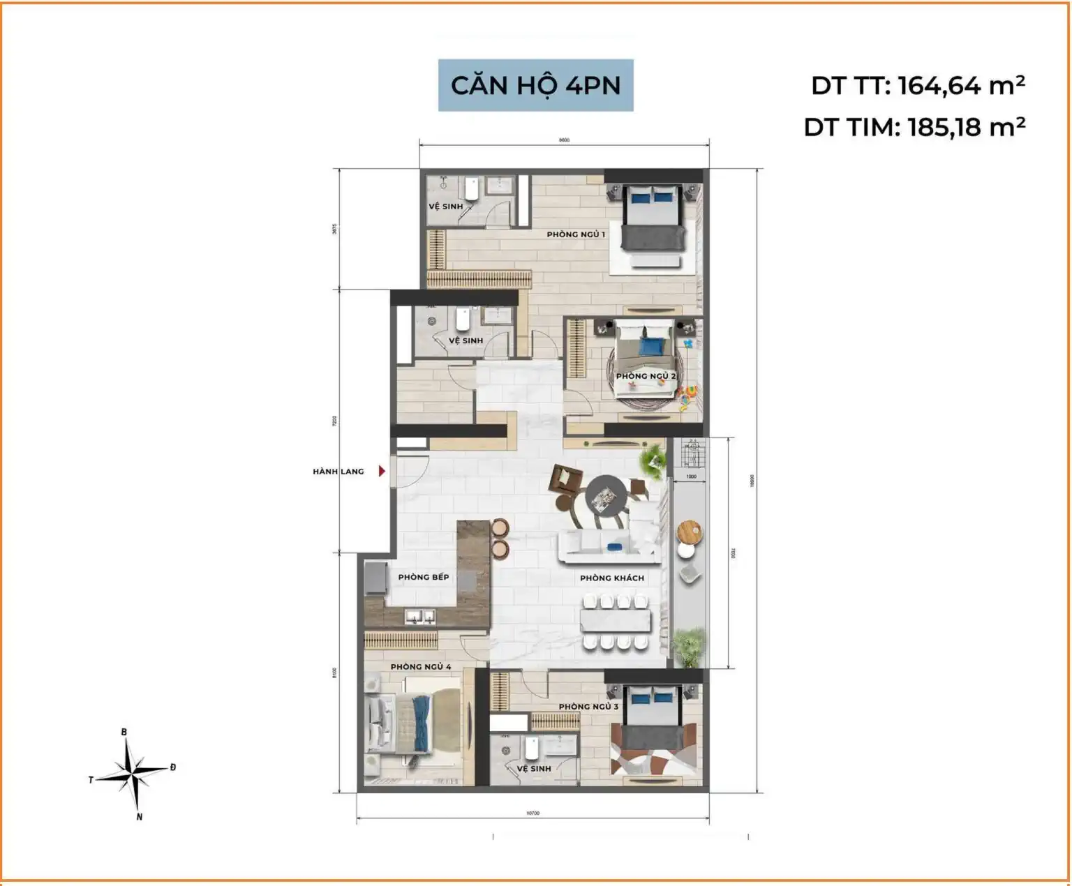 Mặt bằng Tara Maison Mỹ Đình: Các loại căn hộ, diện tích và cách chọn căn phù hợp