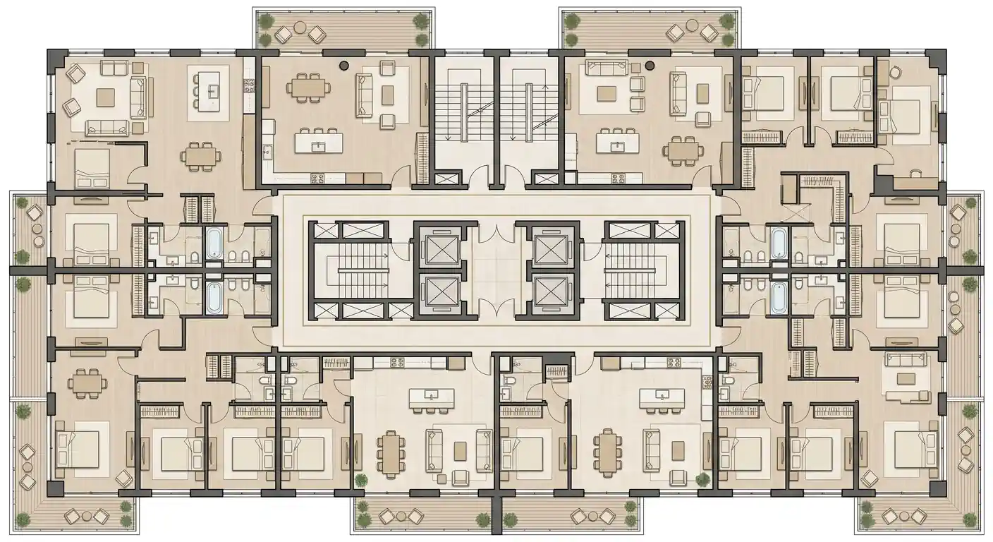 Mặt bằng Tara Maison Mỹ Đình: Các loại căn hộ, diện tích và cách chọn căn phù hợp