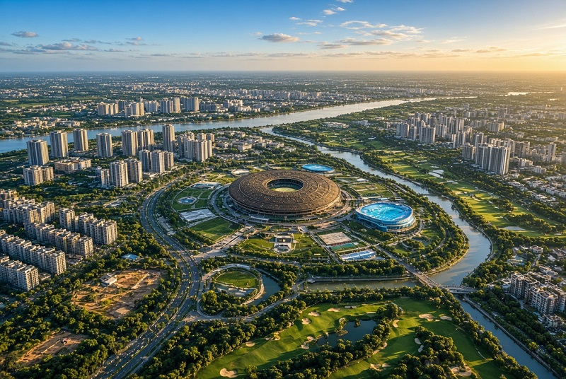 Vinhomes Global Sportia ở đâu? Vị trí, kết nối giao thông và tiềm năng khu vực
